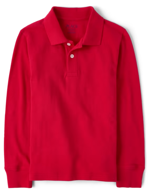 Boys Long Sleeve Polo