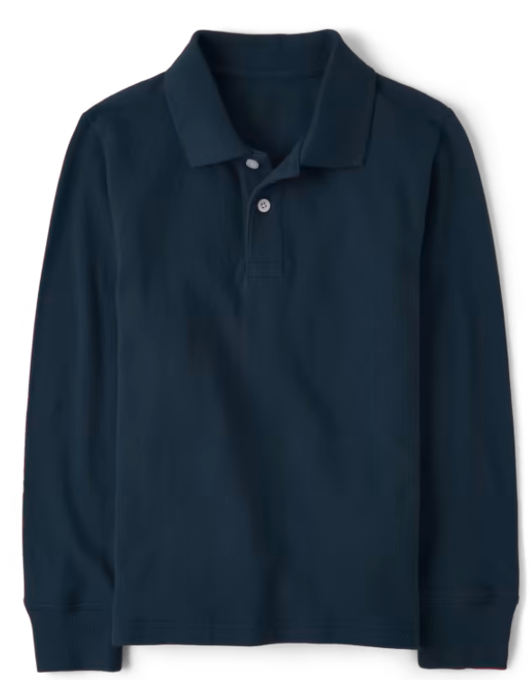 Boys Long Sleeve Polo