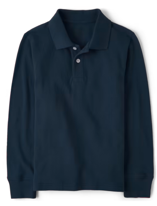 Boys Long Sleeve Polo